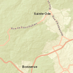 Sainte-Ode Street Map