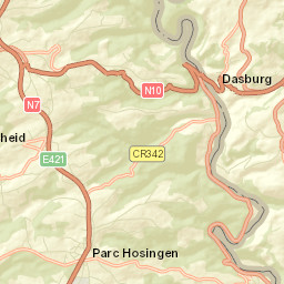 Hosingen Street Map