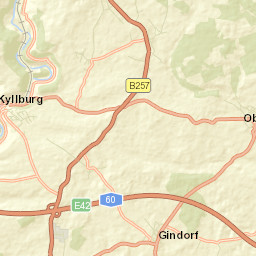 Kyllburg Street Map