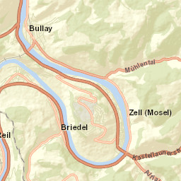 Briedel Street Map
