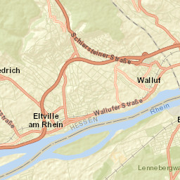 Walluf Street Map