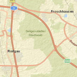 Rodgau Street Map