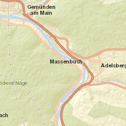 Gemünden am Main Street Map
