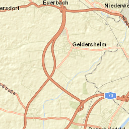 Geldersheim Street Map
