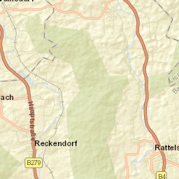 Rattelsdorf Street Map