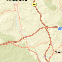 Neudrossenfeld Street Map