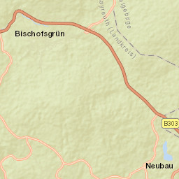 Bischofsgrün Street Map