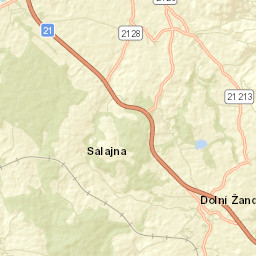 Dolní Žandov Street Map