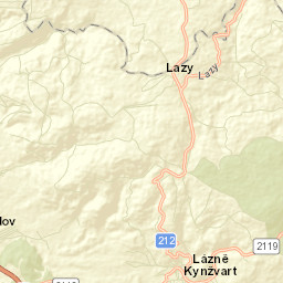 Lázně Kynžvart Street Map