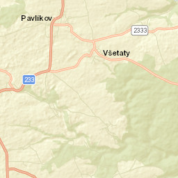 Pavlíkov Street Map