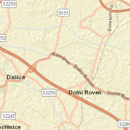 Dašice Street Map