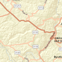 Jablonné nad Orlicí Street Map