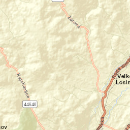 Velké Losiny Street Map