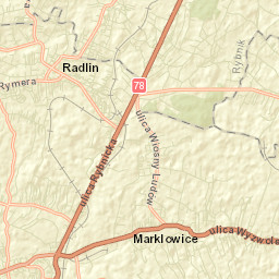 Radlin Street Map