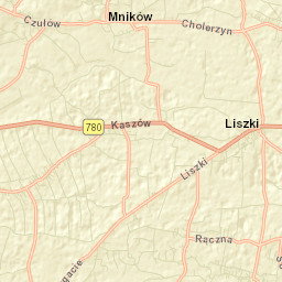 Czułów Street Map