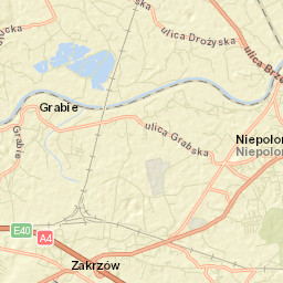 Podłęże Street Map