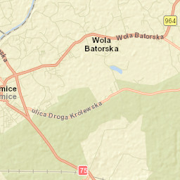 Wola Batorska Street Map