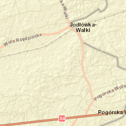 Pogórska Wola Street Map