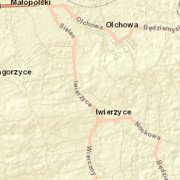 Iwierzyce Street Map