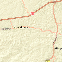 Krzemienica Street Map
