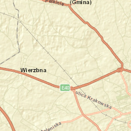 Wierzbna Street Map