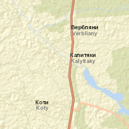 Verblyany Street Map