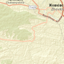 Zhovkva Street Map