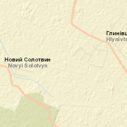 Glinivtsi Street Map