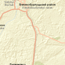 Velykyy Burluk Street Map