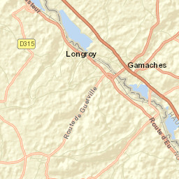 Gamaches Street Map