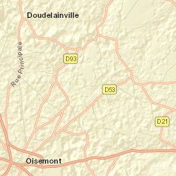 Oisemont Street Map