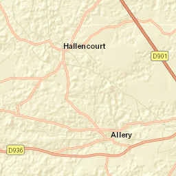 Hallencourt Street Map