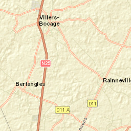 Villers-Bocage Street Map