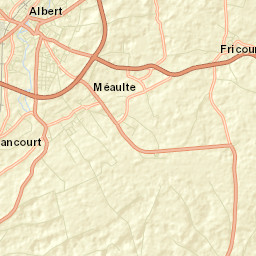Méaulte Street Map