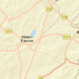 Épehy Street Map