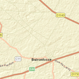 Buironfosse Street Map
