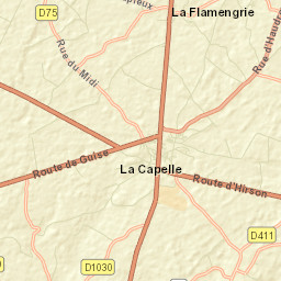 La Flamengrie Street Map