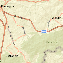 Bastogne Street Map