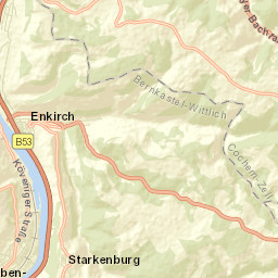 Enkirch Street Map