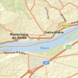 Rüdesheim am Rhein Street Map