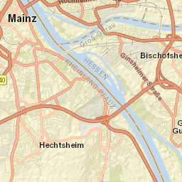 Ginsheim-Gustavsburg Street Map