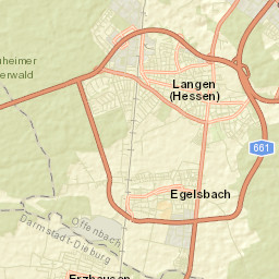 Erzhausen Street Map