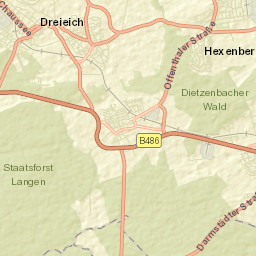 Regierungsbezirk Darmstadt Street Map
