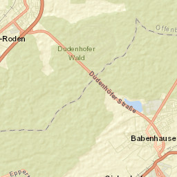 Babenhausen Street Map