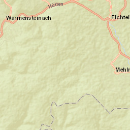 Warmensteinach Street Map