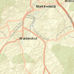 Waldershof Street Map