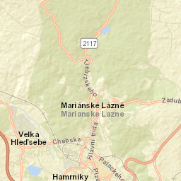 Velká Hleďsebe Street Map