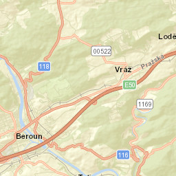 Beroun Street Map