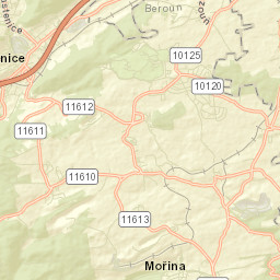 Loděnice Street Map