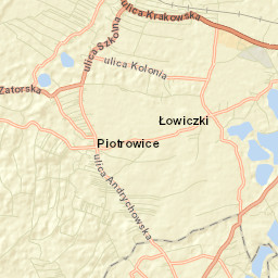 Przeciszów Street Map